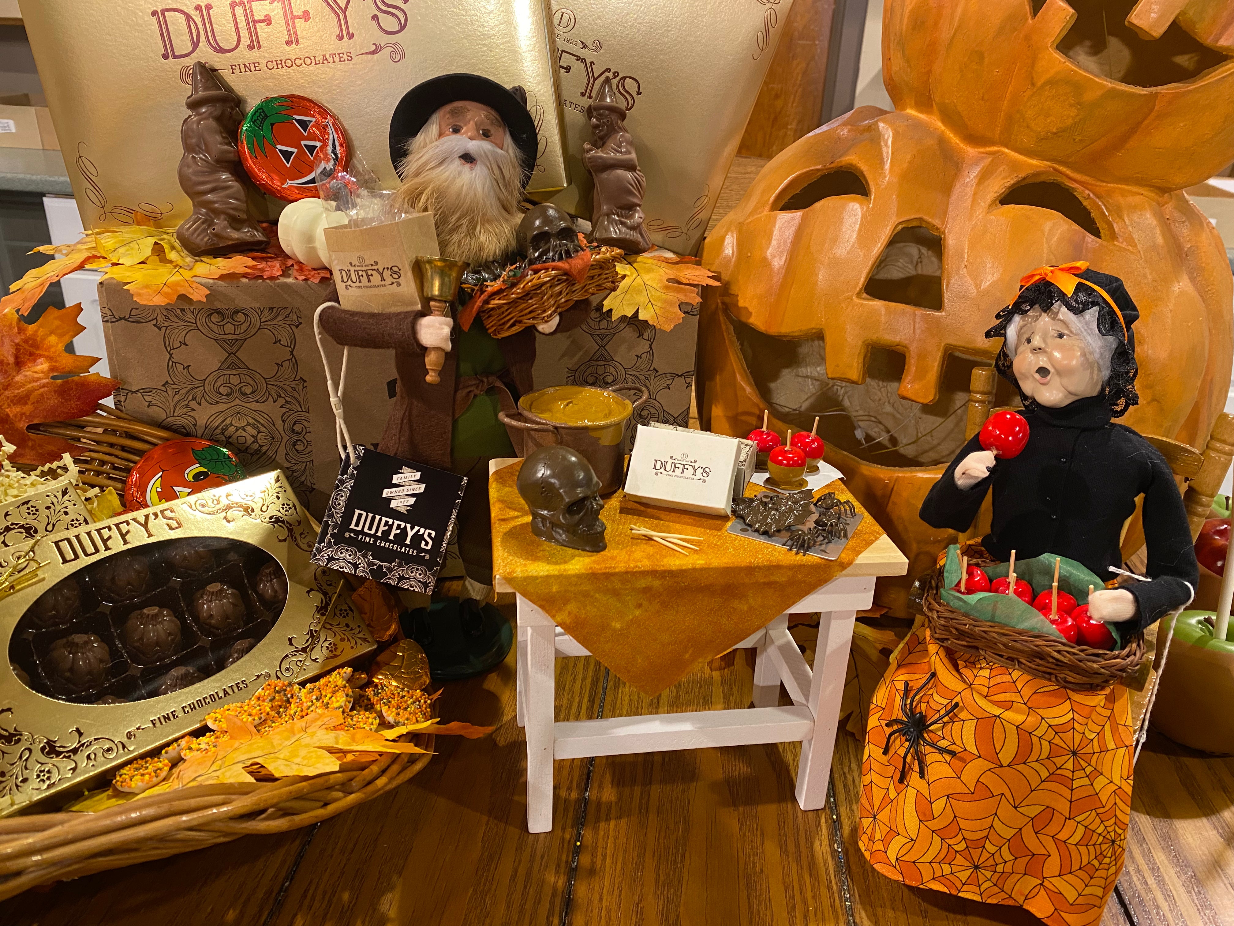 Byers' Choice Witch in Rocking Chair