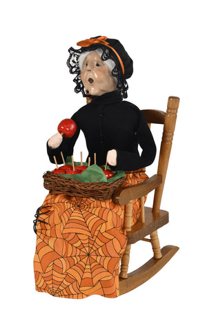 Byers' Choice Witch in Rocking Chair