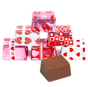 Milk Chocolate Foiled Valentine Presents