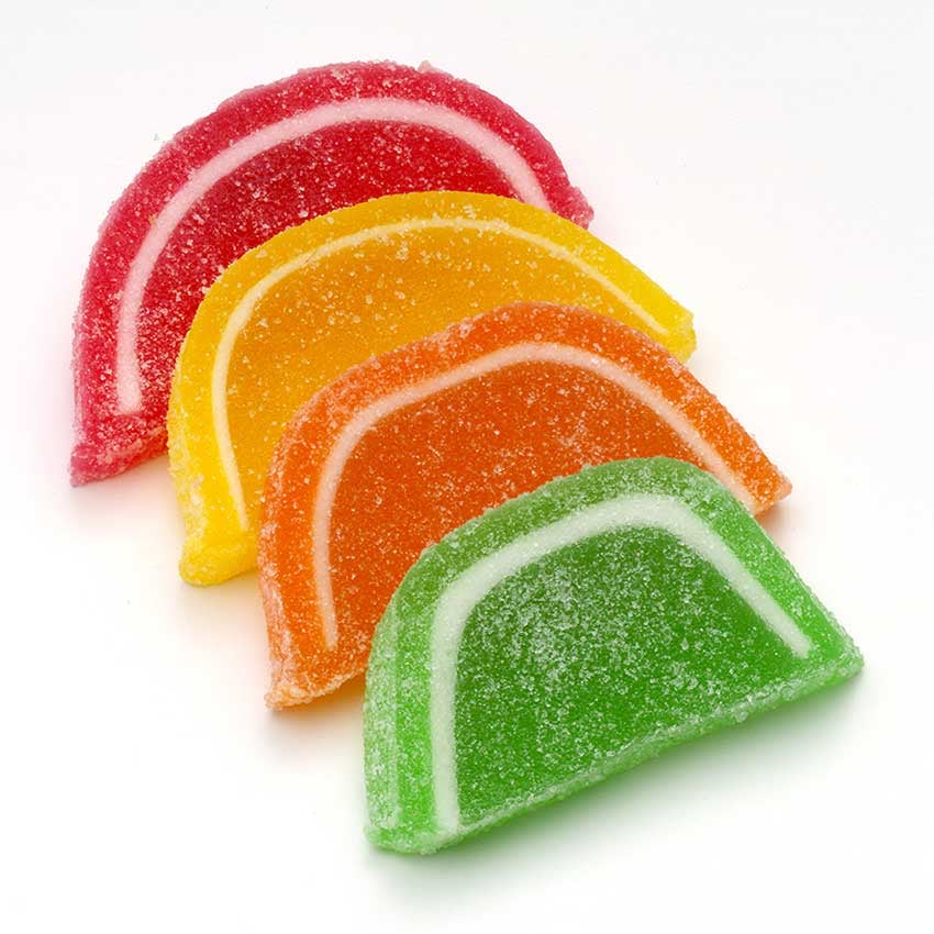 Fruit Jelly Slices, Assorted Mini